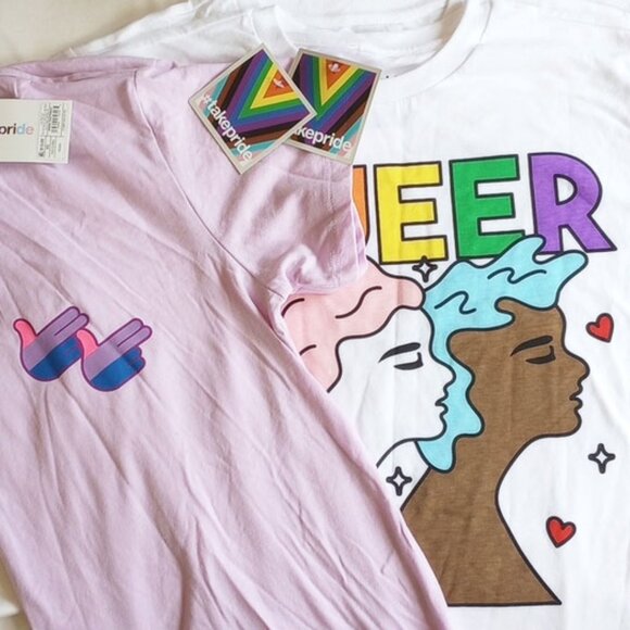 NWT Bundle of 3 Target Take Pride T-Shirts XS Bundle Queer Lavender Crop 50OFF3 - Picture 1 of 7